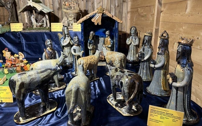 Szopka autorstwa Jarosława Rodaka.