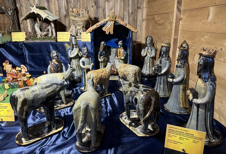 Szopka autorstwa Jarosława Rodaka.