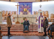 Piotrek jest wdzięczny Panu Bogu za każdy dzień.