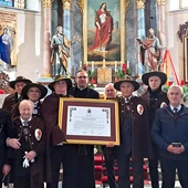 Górnicy ze strumieńskiej wspólnoty noszącej imię ich patronki.