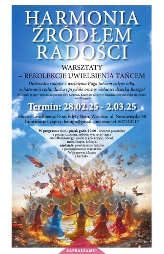 Uwielbienie tańcem. Warsztaty i rekolekcje