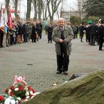 Uroczystość przy krzyżu internowanych