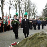Uroczystość przy krzyżu internowanych