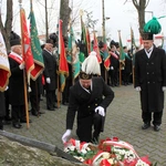 Uroczystość przy krzyżu internowanych