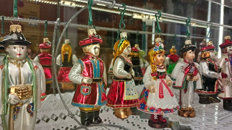 Kolekcja bombek choinkowych Bożeny Miłoś.