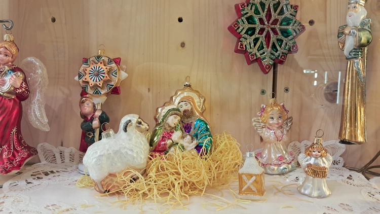 Kolekcja bombek choinkowych Bożeny Miłoś.
