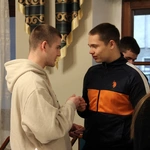 Spotkanie wigilijne młodzieży licealnej na plebanii w Ziębicach