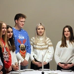 Spotkanie wigilijne młodzieży licealnej na plebanii w Ziębicach