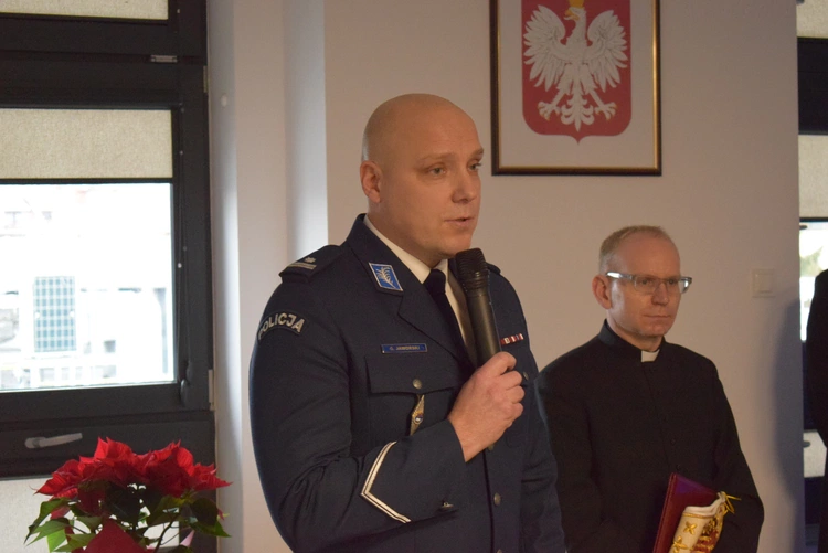 Policyjny opłatek w Sandomierzu