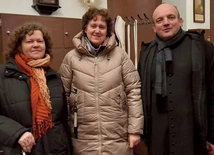 	Inicjatorzy rekolekcji. Od lewej: Agnieszka Wróbel-Moś, Barbara Mendroch i ks. Tomasz Sroka.