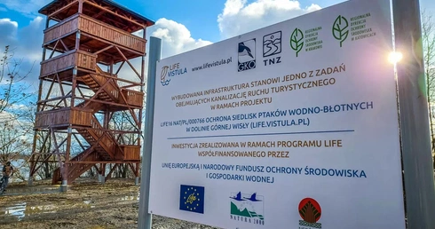 Laudato si, Wieża widokowa w Wiśle Małej 