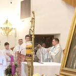 Łososina Dolna. Uroczyste wprowadzenie obrazu Matki Bożej Pocieszenia