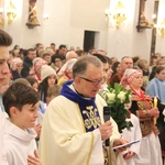 Łososina Dolna. Uroczyste wprowadzenie obrazu Matki Bożej Pocieszenia