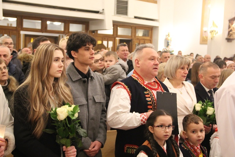 Łososina Dolna. Uroczyste wprowadzenie obrazu Matki Bożej Pocieszenia