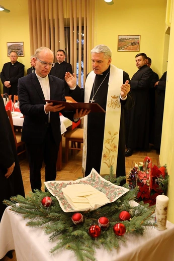 Spotkanie opłatkowe w kurii