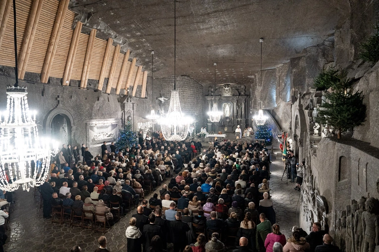 Pasterka w wielickiej kopalni 2024