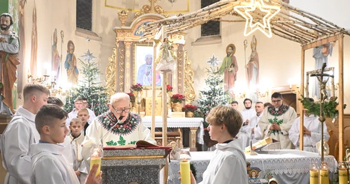 Pasterka w Miętustwie. To Jezus jest bohaterem tej nocy