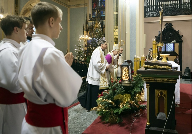 Nieszpory w kościele pod wezwaniem Św. Wojciecha w Radzionkowie.