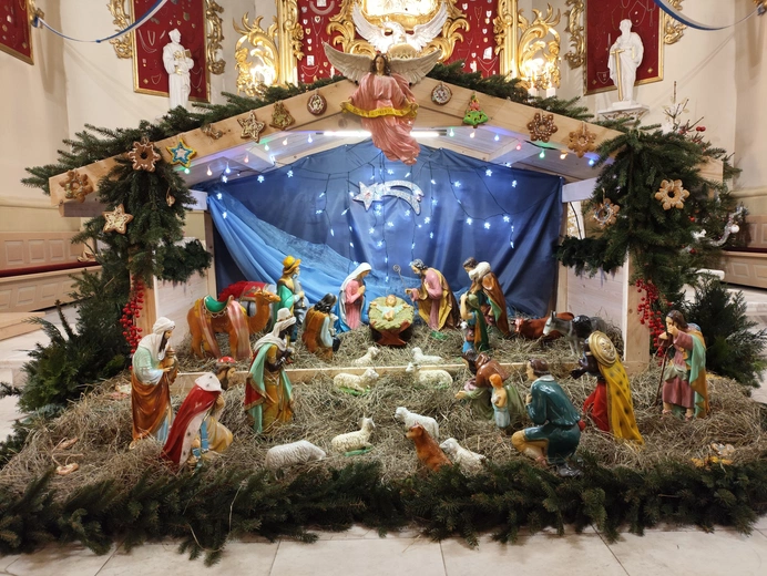 Koziebrody. Szopka bożonarodzeniowa w parafii pw. św. Jakuba