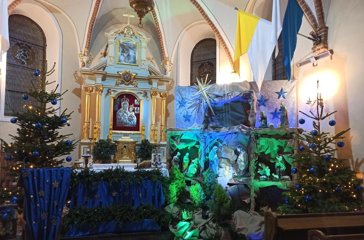 Płonne. Szopka bożonarodzeniowa w parafii pw. św. Jakuba