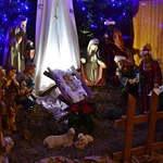 Przasnysz. Szopka bożonarodzeniowa w kościele Mniszek Klarysek Kapucynek