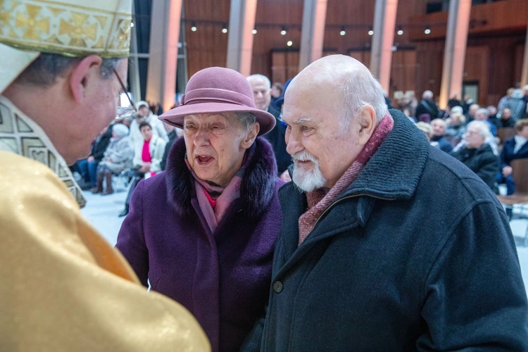 Błogosławieństwo jubilatów w Świątyni Opatrzności Bożej, cz. 1