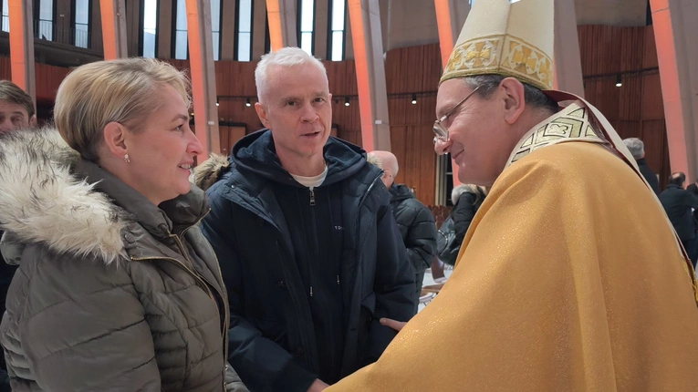Błogosławieństwo jubilatów w Świątyni Opatrzności Bożej, cz. 1