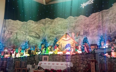 Szopka bożonarodzeniowa w Górkach Wielkich