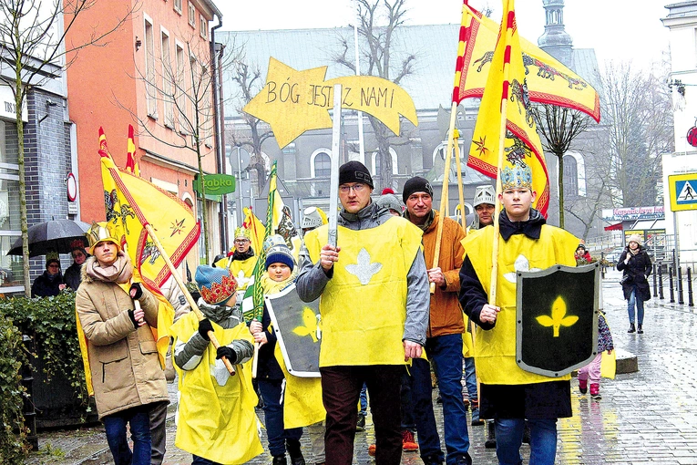 	Ubiegłoroczny przemarsz ulicami Gliwic.