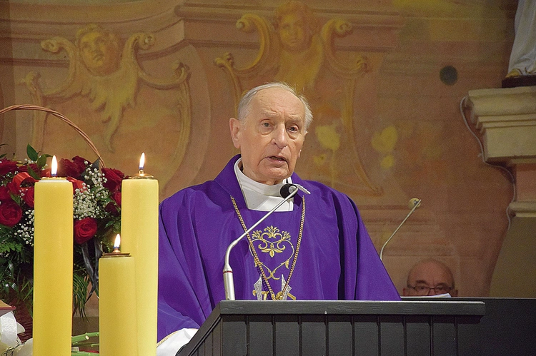 Jubilat odprawił Mszę św. w swojej rodzinnej parafii.