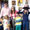 Rodzina Niemczyków, czyli orszakowi: Matka Najświętsza, św. Józef, Jezus oraz rycerze, pasterze i aniołki.