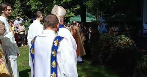 Rozpoczęcie Mszy św. na Górze Chełmskiej