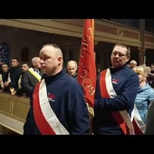W liturgii uczestniczyły poczty sztandarowe NSZZ "Solidarność", Akademii Pomorskiej, Rycerzy Kolumba