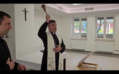 Kołobrzeg - Ośrodek Caritas "Przystań Podczele" - poświęcenie po gruntownym remoncie