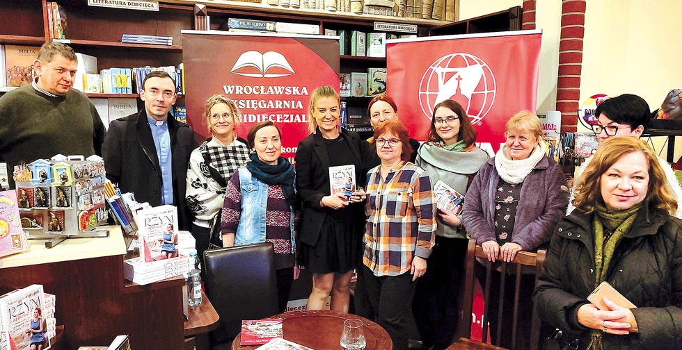 	Spotkanie z Magdaleną Wolińską-Riedi. 