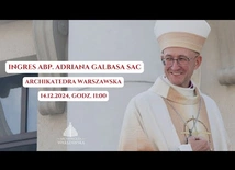 Ingres arcybiskupa Adriana Galbasa do bazyliki archikatedralnej św. Jana Chrzciciela w Warszawie