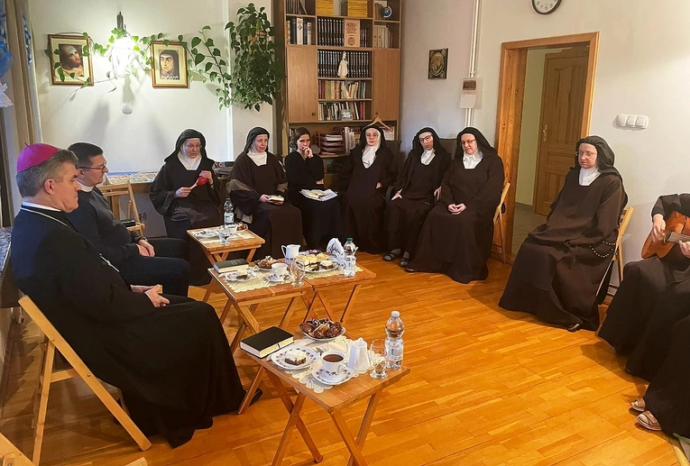 Kolęda w kalsztorze w Bornem