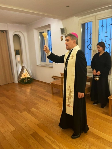 Kolęda w kalsztorze w Bornem