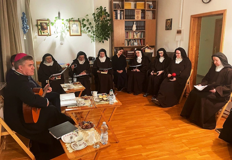 Kolęda w kalsztorze w Bornem