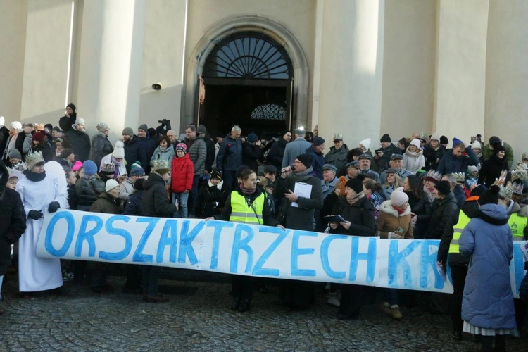 Orszak na ulicach Lublina