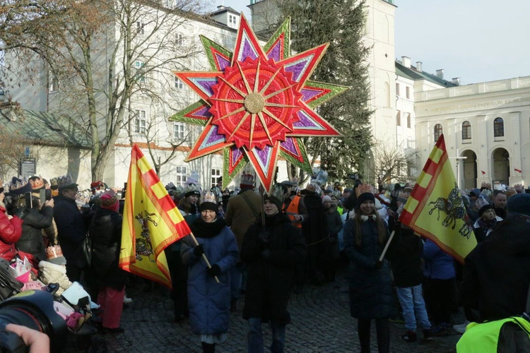 Orszak na ulicach Lublina