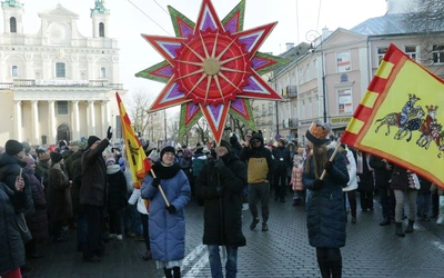 Orszak na ulicach Lublina