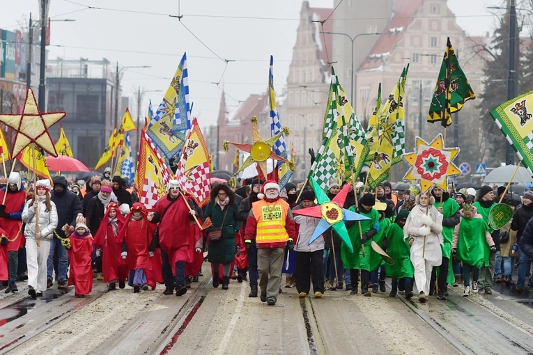 Olsztyn. Orszak Trzech Króli