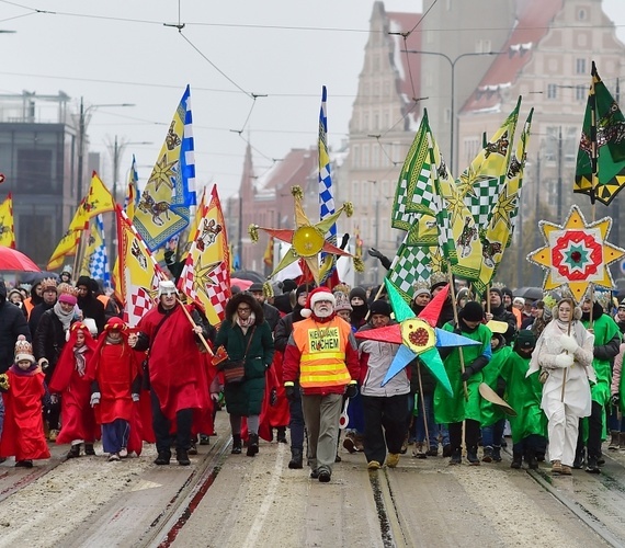 Olsztyn. Orszak Trzech Króli