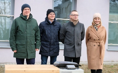 Kolejna rzeźba na szlaku symboli Radomia