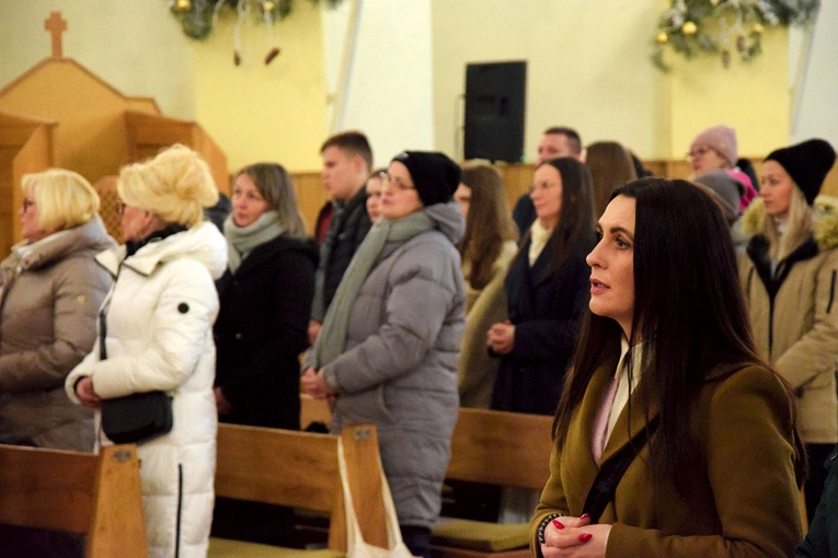 	Spotkanie w kościele parafialnym.