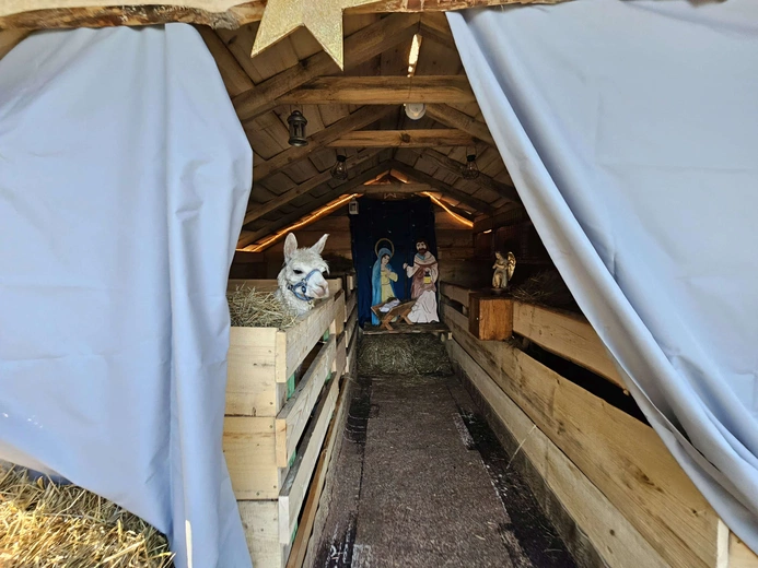 Żywa szopka w Niedźwiedzy