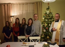 Wizyta duszpasterska u państwa Zielińskich w Radomiu.