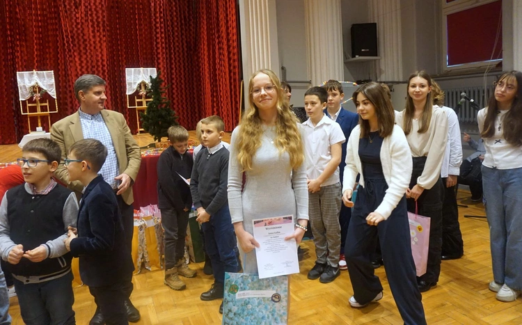 Gala XXIV Międzyszkolnego Przeglądu Inscenizacji Bożonarodzeniowych  - wręczenie nagród 