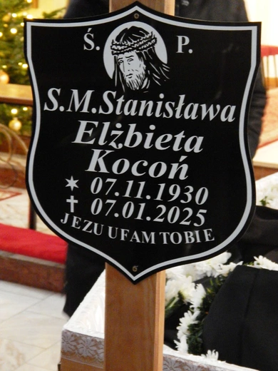 Uroczystości pogrzebowe s. M. Stanisławy